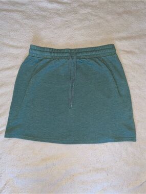 ☘️ Aeropostale Sage Green Drawstring Mini Skirt • L ✨